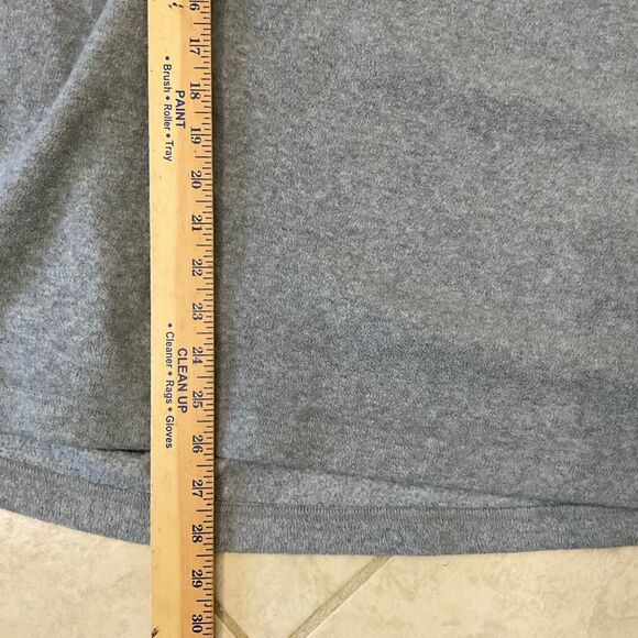 FILA Spell Out Fleece Sweatshirt Embroidered Logo Grey Men’s Size XXL - Picture 5 of 14